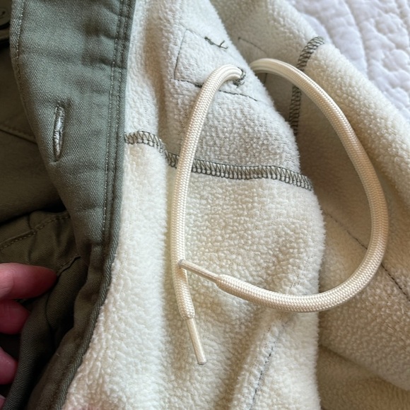 Hangten Cotton Fleece Jacket Women’s Small Green Pockets Streetwear Norm Hiking - Picture 7 of 17